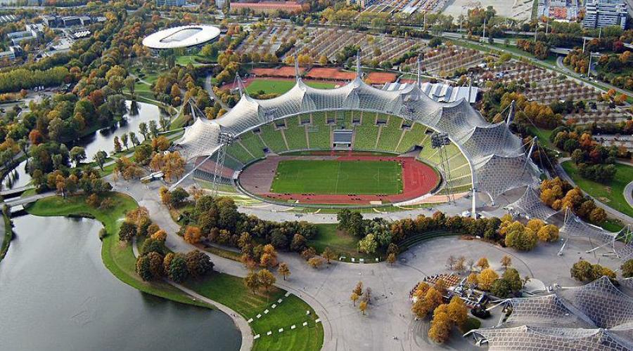 Отзыв: Олимпийский парк (Германия, Мюнхен) - О спорт, ты - мир! Олимпийский парк и олимпийская башня в мюнхене Олимпийская деревня в мюнхене сейчас. 